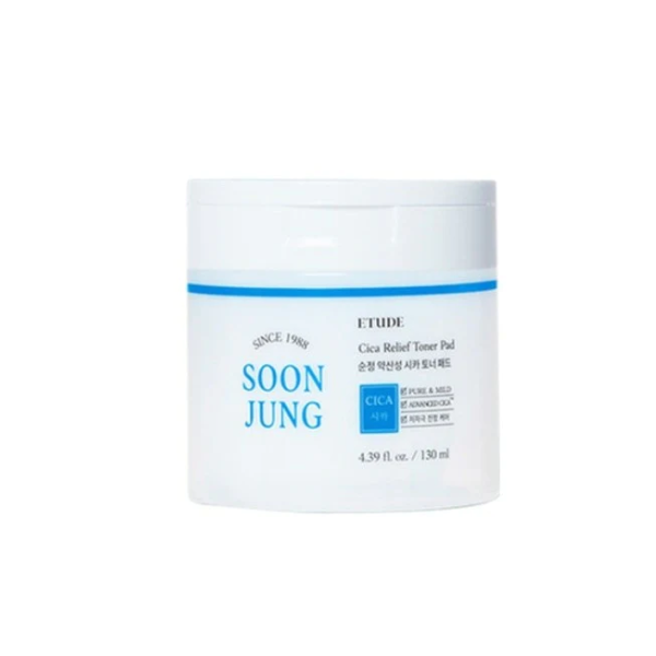 Etude House Soon Jung Cica Relief Toner Pad