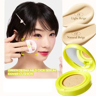 Nature Republic Green Derma Mild Cica Serum Cover Cushion SPF50+ PA+++