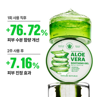 Nature Republic Beruhigendes & Feuchtigkeitsspendendes Aloe Vera 92% Beruhigungs-Gel