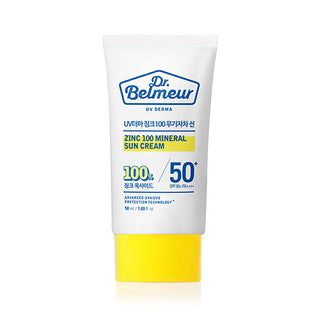 The Face Shop Dr.Belmeur UV Derma Zink 100 Mineral-Sonnencreme LSF50+ PA++++ 50ml