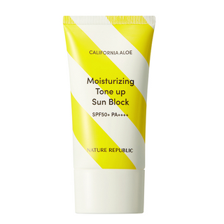 Nature Republic California Aloe Moisturizing Tone Up Sun Block LSF 50+ PA++++